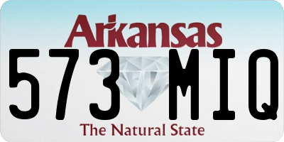 AR license plate 573MIQ