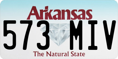 AR license plate 573MIV