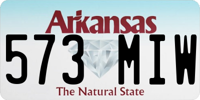 AR license plate 573MIW