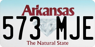 AR license plate 573MJE