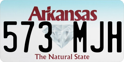 AR license plate 573MJH