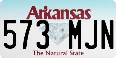 AR license plate 573MJN