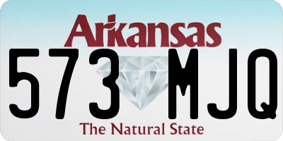 AR license plate 573MJQ