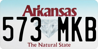 AR license plate 573MKB