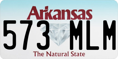 AR license plate 573MLM