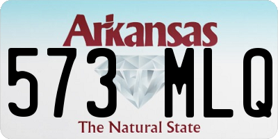 AR license plate 573MLQ