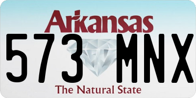 AR license plate 573MNX
