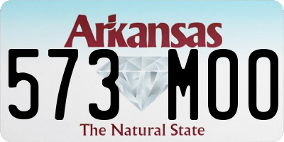 AR license plate 573MOO