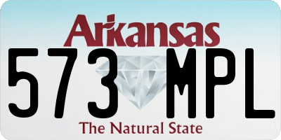 AR license plate 573MPL