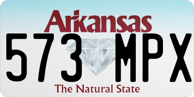 AR license plate 573MPX