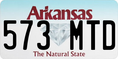 AR license plate 573MTD