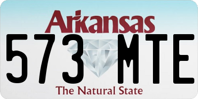 AR license plate 573MTE
