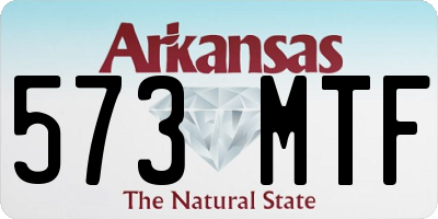 AR license plate 573MTF