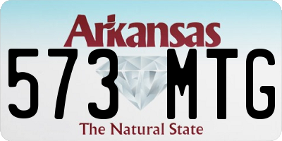 AR license plate 573MTG