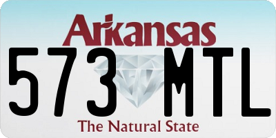 AR license plate 573MTL