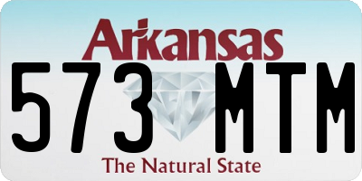 AR license plate 573MTM