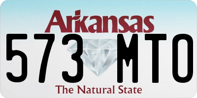 AR license plate 573MTO