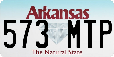 AR license plate 573MTP