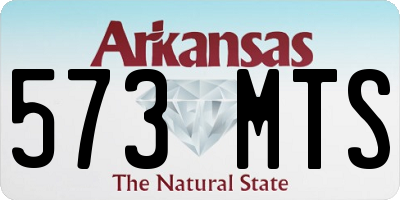 AR license plate 573MTS