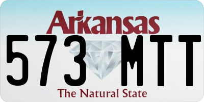 AR license plate 573MTT