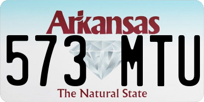 AR license plate 573MTU