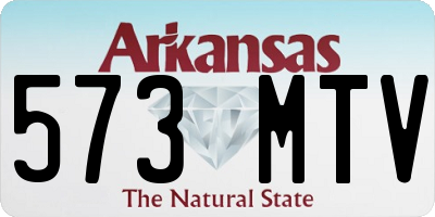 AR license plate 573MTV
