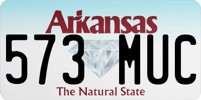 AR license plate 573MUC