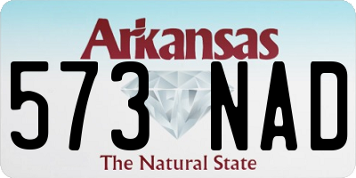 AR license plate 573NAD