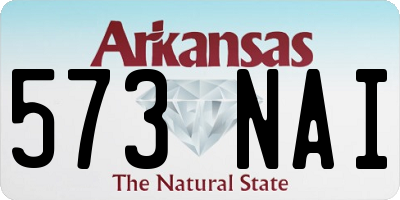 AR license plate 573NAI