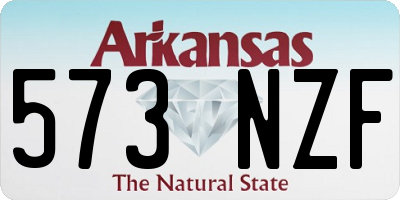 AR license plate 573NZF