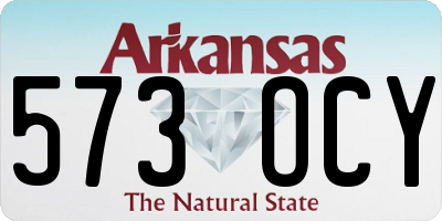AR license plate 573OCY