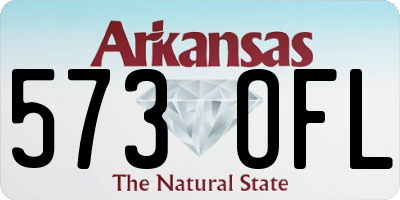 AR license plate 573OFL