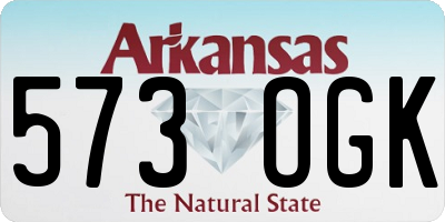 AR license plate 573OGK