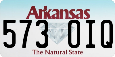 AR license plate 573OIQ