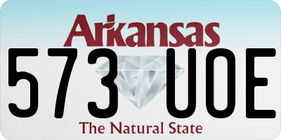 AR license plate 573UOE