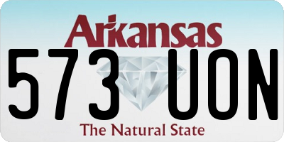 AR license plate 573UON
