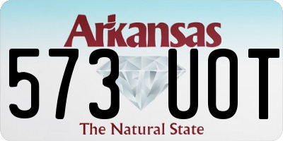 AR license plate 573UOT