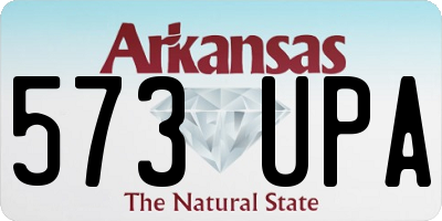 AR license plate 573UPA