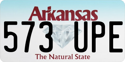 AR license plate 573UPE