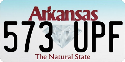 AR license plate 573UPF