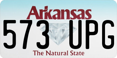 AR license plate 573UPG