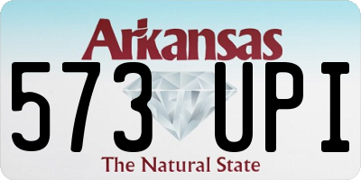 AR license plate 573UPI