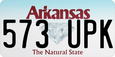AR license plate 573UPK