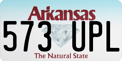 AR license plate 573UPL