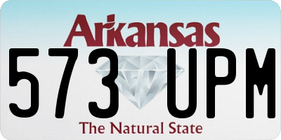 AR license plate 573UPM