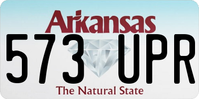 AR license plate 573UPR
