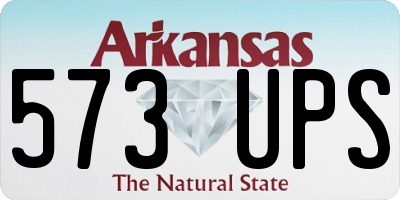AR license plate 573UPS