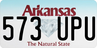 AR license plate 573UPU