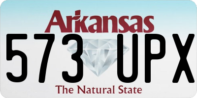 AR license plate 573UPX
