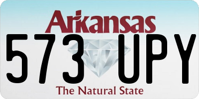 AR license plate 573UPY